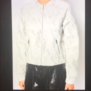 Eleven Paris Ichi x Tira Marble Print Bomber